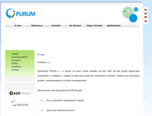 Tablet Screenshot of demo.purum.cz